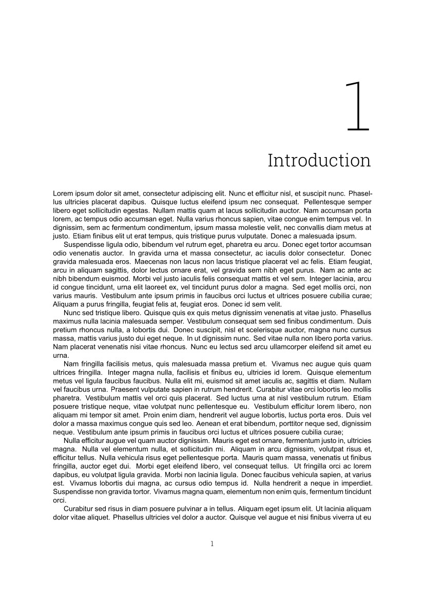 TU Delft LaTeX Report Template Chapter Page